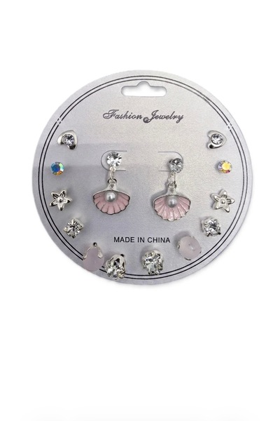 Altılı Küpe seti