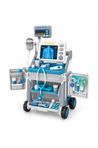 velve Σετ παιχνιδιού Doctor με κινητό ιατρικό καρότσι και αξεσουάρ, ηλικίας 3...