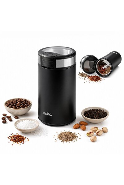 Sinbo SCM-9044 Kahve ve Baharat Öğütücü Makine 50GR Öğütme AC Motor 200W