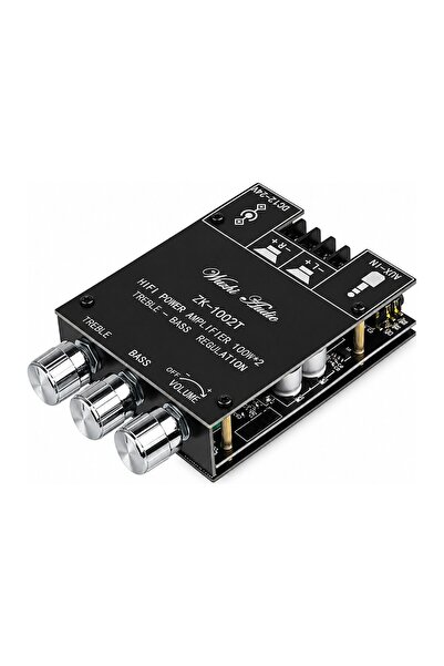 OEM ZK-1002T 2X100W Bluetooth 5.0 TPA3116D2 Stereo Amfi Modülü – Bas/tiz Kont...
