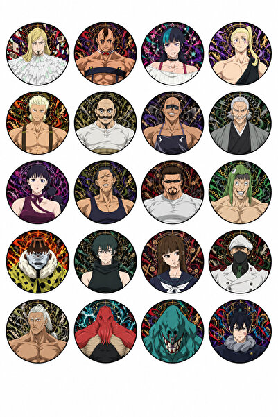Star Figür Jujutsu Kaisen Premium Sticker Set 54 Pieces |   Anime Sticker Pack