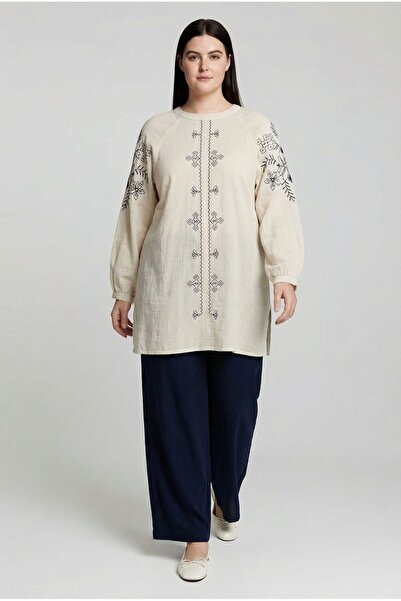 ALLDAY Embroidered Large Size Tunic