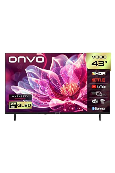 ONVO 43VQ80F2FA 43'' 109 Ekran Uydu Alıcılı Full HD WhaleOS QLED TV