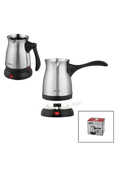 Sinbo SCM-2991 Elektrikli Cezve 600W 6FİNCAN 500ML 360° Kablosuz Kullanım Çel...