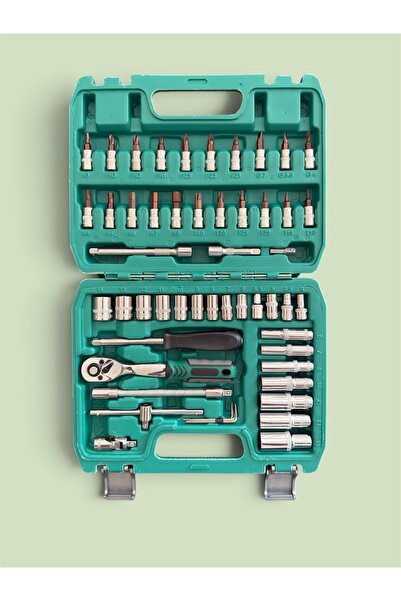 Servet HIRDAVAT 53 Parça 1/4” Cırcırlı Lokma ve Bits Uç Seti