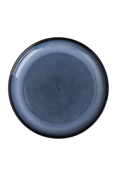 OEM Farfurie din porțelan albastru "Blue Reactive Glaze Nordic" 19,5 cm
