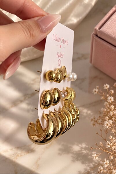 Okko Store Çoklu Küpe Seti