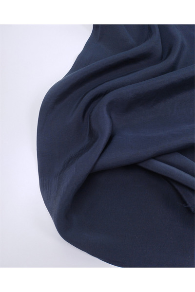 Kumaş Parça Black Thin Draped Ayrobin Fabric for Shirts & Dresses 135X240Cm