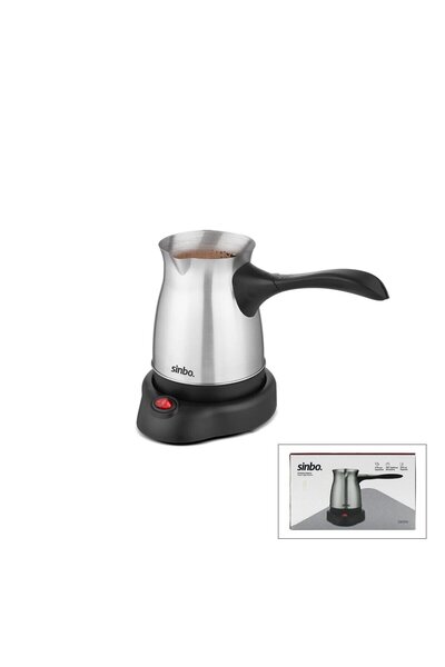 Sinbo SCM-9039 Elektrikli Cezve 600W 6FİNCAN 500ML 360° Kablosuz Kullanım Çel...