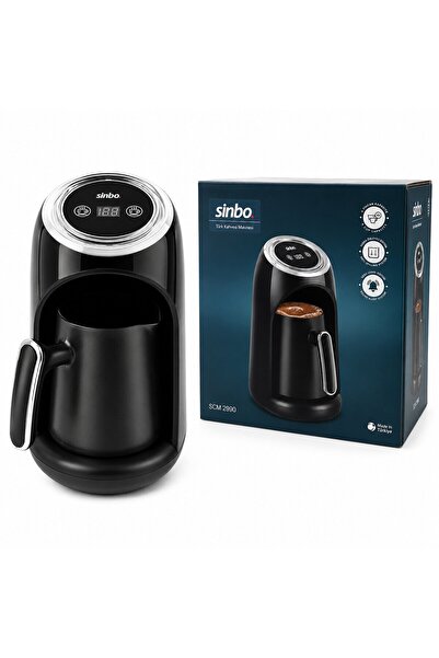 Sinbo SCM-2990 Elektrikli Türk Kahve Makinesi 2İN1 4 Fincan Sesli Uyarı Taşma...