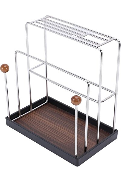 GENERAL Cutting Board Rack Stainless Steel Organizer with 6 to 8 Cutter Slots...