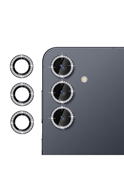 corcishop Samsung Galaxy S25 Compatible Stone Lens Sapphire Camera Protector