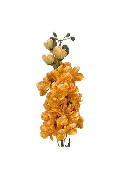 Ambalaje Flori Online Fir Delphinium Vintage 89cm Portocaliu