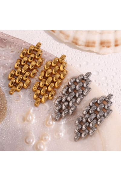 Bareeque Jewelry Orléne Golden Earrings