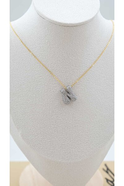 Jerie Stone Balloon Letter Necklace
