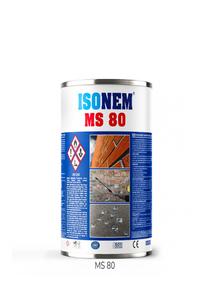 Isonem MS 80 Doğal Görüntüyü Bozmayan Dış Cephe Şeffaf Su Yalıtımı