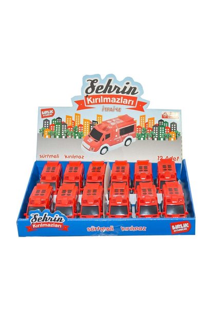 Generic Brand Urt004-03 Unbreakables of the City Friction Fire Engine - Birli...
