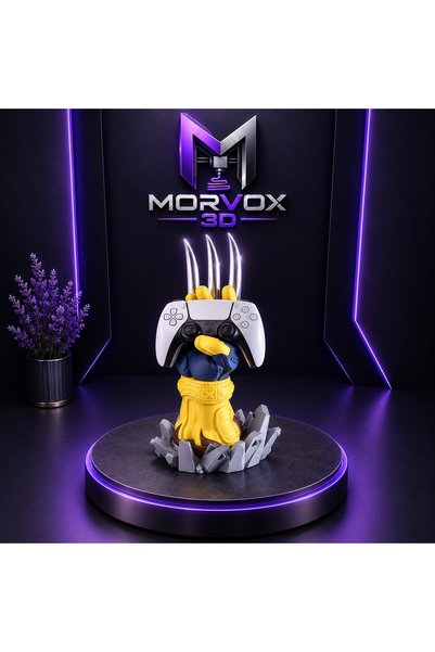 Morvox 3D Pençe Tasarımlı PS5 DualSense Oyun Kolu Standı – Dekoratif Gamepad Tutucu