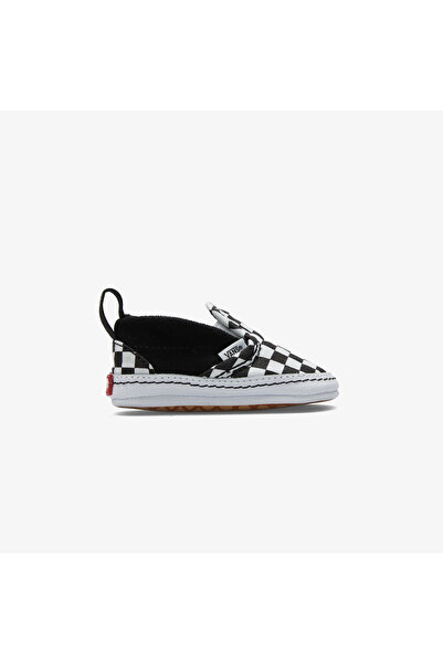 Vans Slip on V-Crib Checkered Baby White Sneakers