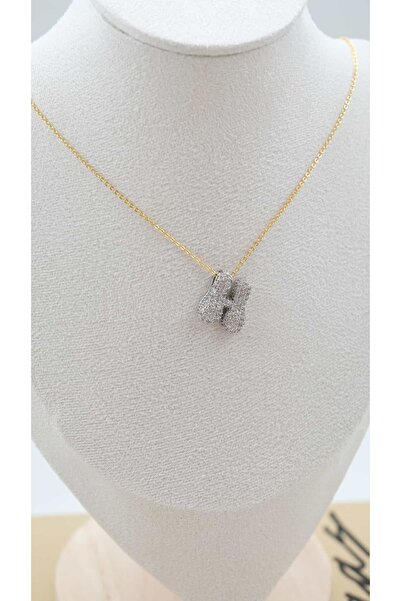 Jerie Stone Balloon Letter Necklace
