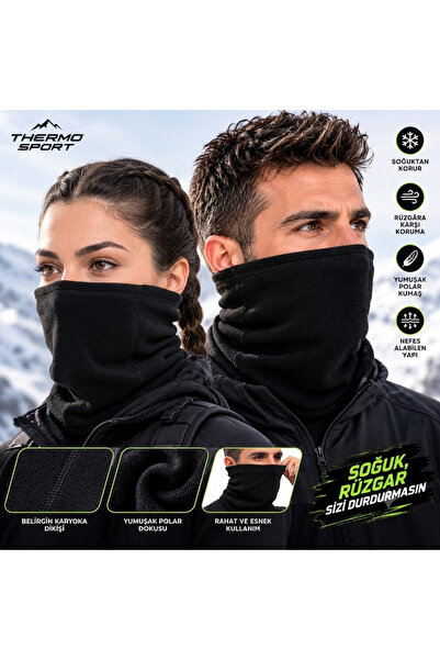 Tarz Polar Boyunluk / Boğazlık karyoka dikiş detay havalı görünüm sıcacık nefes alabilen kumaş