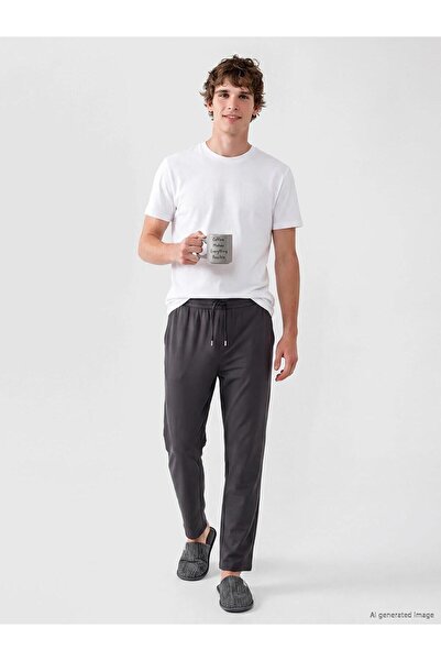 LC Waikiki Mürdüm Regular Fit Men's Pajama Bottoms (W6)