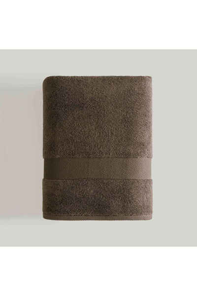 Linens Premium Pamuk 85x150 cm Banyo Havlusu Kahve
