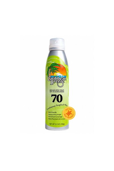 Caribbean Breeze بخاخ شمس للأطفال - رذاذ مستمر بالليمون والمانجو - 156 مل / ع...