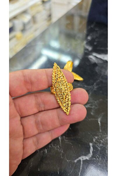 barisiva gold 22 AYAR ALTIN KAPLAMA HİNT YÜZÜK HER PARMAK ÖLÇÜSÜNE UYGUN ŞIK ...