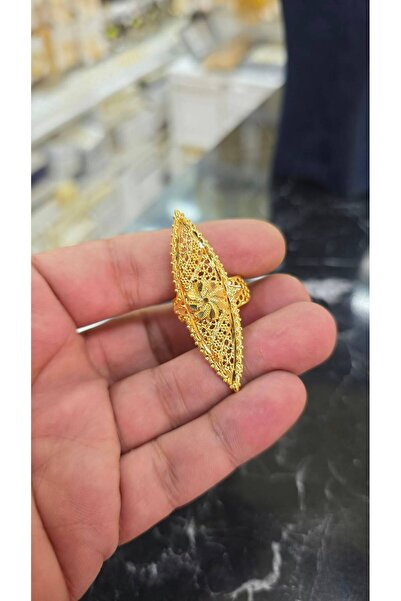 barisiva gold 22 AYAR ALTIN KAPLAMA HİNT YÜZÜK HER PARMAK ÖLÇÜSÜNE UYGUN ŞIK ...
