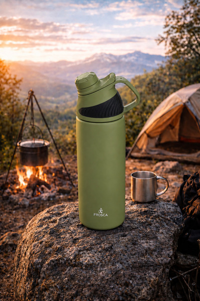 EMİLA HOME 304 Stainless Thermos Flask 600ml & Hot & Cold