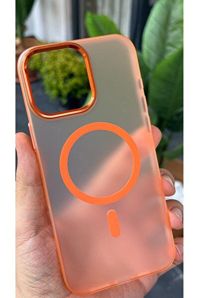 EDELFU iPhone 16 PRO uyumlu - MagSafe Mat Mika Kapak, Koruyucu ve Tuşları Hassas Kaliteli Kılıf