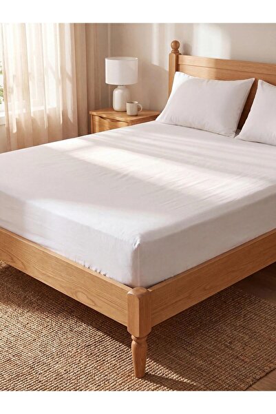 LC Waikiki Cotton Woven Double Elastic Bed Sheet (W6)