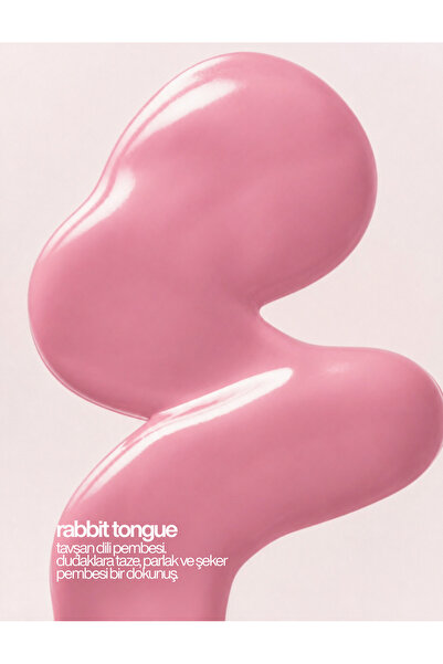 Paden Rabbit Tongue Lip Gloss - Sütlü Pembe