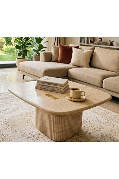 Emfa home EM-FA HOME NOVA KARE ORTA SEHPA MODERN TASARIM FULL TRAVERTEN DESEN...