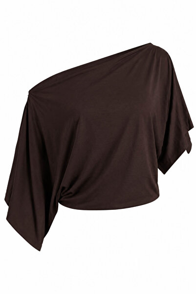 trender S0019307 Brown Women's Blouse 27Km97000059