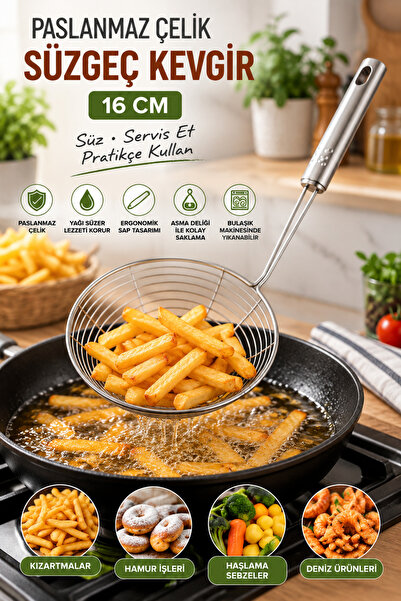 septembris Chefpro 16 cm Stainless Steel Strainer Colander