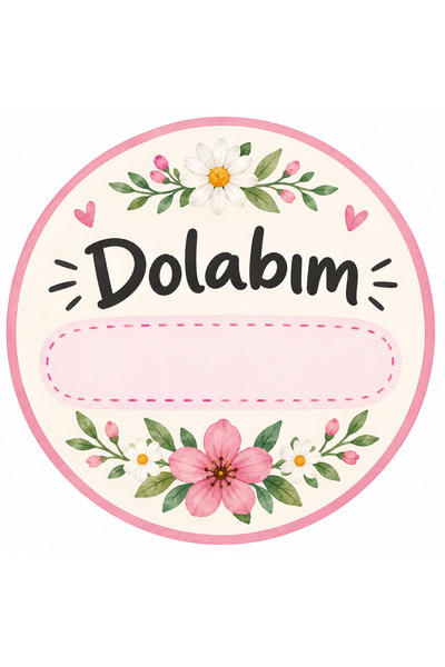 TELLGRAF My Closet Themed Sticker Set (6X6 cm 24 Pieces)