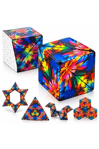 KRUZZEL Cub magnetic 3D antistres, Kruzzel, Multidimensional, 72 forme geomet...