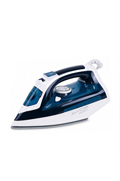 AWOX STEAMPLUS-1716 Buharlı Ütü 2100W 360° Hareketli Kablo Beyaz Koyu Mavi Se...