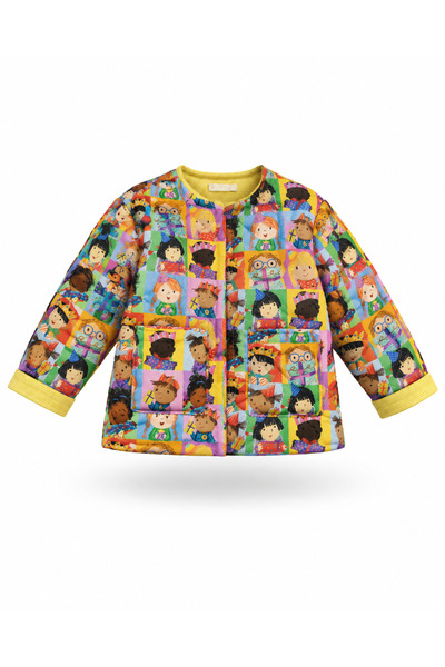 HEYY MERO KİD STYLE Heyy Mero Play In Color Gifties Kapitone Ceket