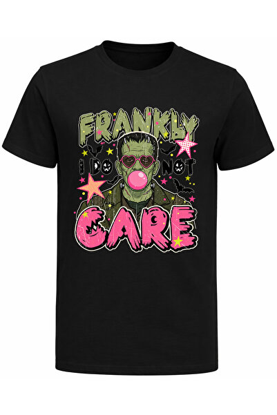 Efendioğlu Design Frankenstein Chewing Gum Halloween Horror Spooky T-Shirt