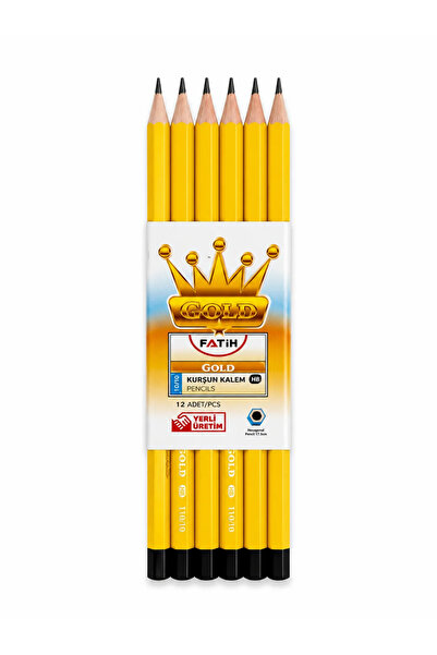 Fatih Yellow 12-Pack Pencils Yellow