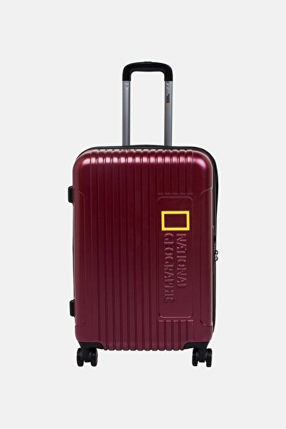 NATIONAL GEOGRAPHIC 21 Inch Hardshell Check In Spinner Luggage, Burgundy