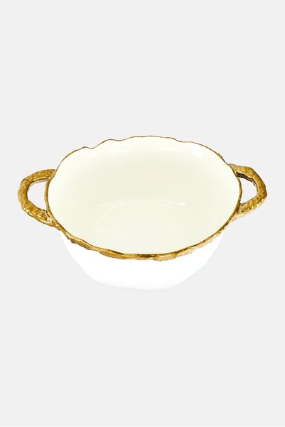 YEDI HOUSEWARE Round Serving Bowl, White