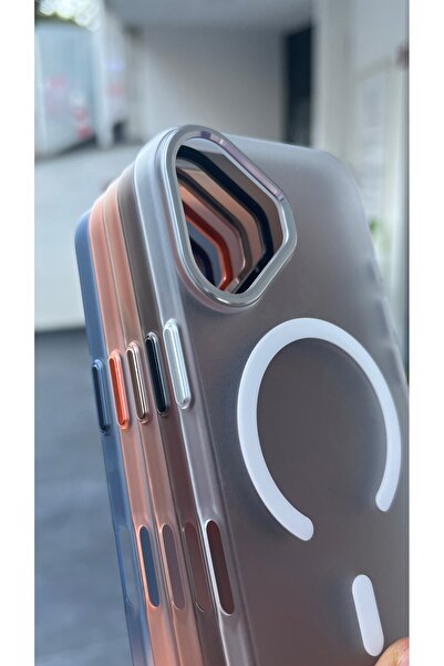EDELFU iPhone 17 uyumlu - MagSafe Mat Mika Kapak, Koruyucu ve Tuşları Hassas Kaliteli Kılıf