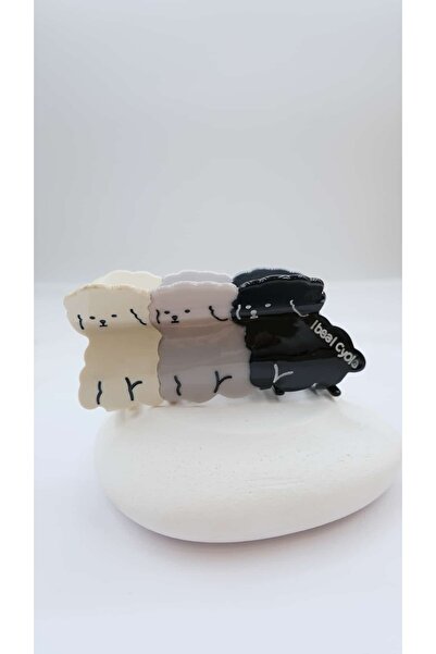 Jerie Dog Figure Acrylic Large Latch Buckle