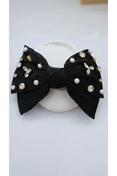 Jerie Stone Detailed Bowknot Automatic Buckle