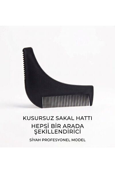 Sakal Şekillendirme Tarağı Sakal Düzeltme Cetveli Şablon Tarak