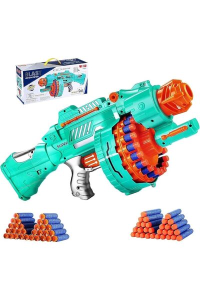GENERAL Electric Toy Gun for Kids 6-12, Medium, Green and Orange, with Motor,...